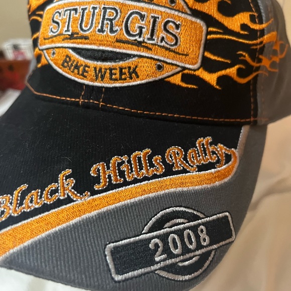 NWOT USA Biker Design Sturgi 2008 Hat - Picture 5 of 7